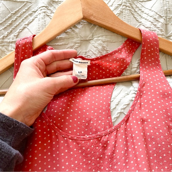 Club Monaco Sleeveless Racerback blouse - Picture 5 of 5